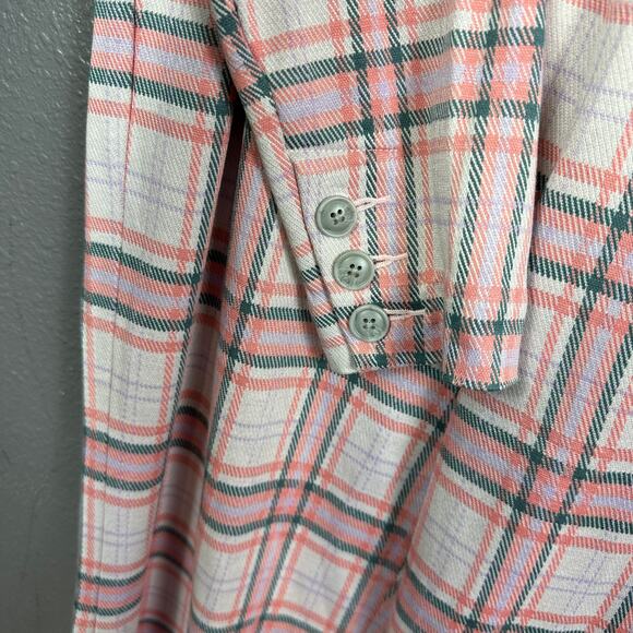 Cabi playdate plaid cheer jacket & pants set size M spring 23 collection - Picture 3 of 8